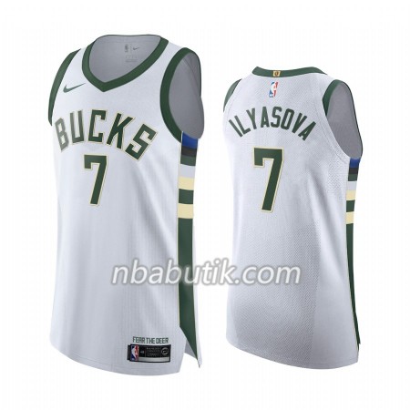 NBA Mænd Trøje Milwaukee Bucks Ersan Ilyasova 7 Nike 2019-20 Association Edition Swingman NBA Mænd Trøje Milwaukee Bucks Ersan Ilyasova 7 Nike 2019-20 Association Edition Swingman